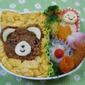 レアレアチーズ's cooksnap of when they made そぼろ弁当（キャラ弁）.
