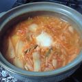 じゅん♪'s cooksnap of when they made ♪土鍋で簡単♪キムチ雑炊.