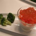 surese's cooksnap of when they made 豆腐のアミューズ☆コンソメジュレ仕立て.