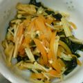 悠里菜mama's cooksnap of when they made にんじんとわかめの韓国風サラダ.