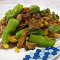 マッハママ's cooksnap of when they made ししとうときのこの豚肉炒め.
