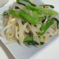 hanahannah's cooksnap of when they made サラダ代わりにもやしとニラのナムル.