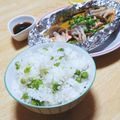 まる゜'s cooksnap of when they made 春色豆ご飯☆グリンピースご飯♪.