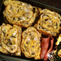 じゅんまるあげ's cooksnap of when they made お弁当用～きのこの卵焼き～.