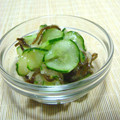 kuikomi's cooksnap of when they made きゅうりとおろしの塩昆布あえ.