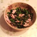 オレンジリング's cooksnap of when they made 小松菜とベーコンのゴマ和え.