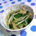 みっこ園's cooksnap of when they made ほうれん草ともやしの簡単ナムル.