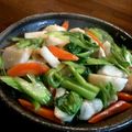 lilichka's cooksnap of when they made セロリ・長いも・鶏肉の塩炒め.