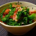 おらんでう～たん's cooksnap of when they made わさび菜のカニカマポン酢和え♪.