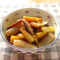 ふんわりしょこら's cooksnap of when they made きのこんにゃくとおさつのきんぴら.