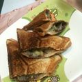 あやこ６１'s cooksnap of when they made 超簡単な朝ごはん♪チョコバナナトースト.
