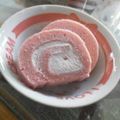 ぷちりな's cooksnap of when they made ロールケーキがきれいに切れる方法☆.