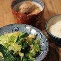 ゆしゅな's cooksnap of when they made キャベツとほうれん草の☆辛子和え☆.