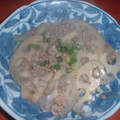 Jock's cooksnap of when they made 豚ひき肉とれんこんの中華風きんぴら.