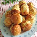 ayureo's cooksnap of when they made たこ焼き器で♪屋台の☆ハニーカステラ風☆.