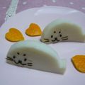 フーミン✩'s cooksnap of when they made キャラ弁にも♪ かまぼこで＊ゴマちゃん.