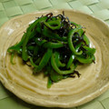 ちびぷりん's cooksnap of when they made 簡単うまうま☆ピーマンの塩昆布和え.