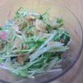 菜瀬羽なす's cooksnap of when they made カリカリベーコン＆じゃこ＆水菜の和え物.