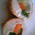 kazwry's cooksnap of when they made 鶏むね肉のお野菜チーズまきまき.