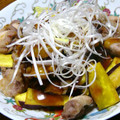 B子chan's cooksnap of when they made さつまいもと豚の黒酢あん.