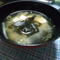 もるみん's cooksnap of when they made とうふとわかめのみそ汁.