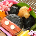 スマイルちょこ's cooksnap of when they made ｷｬﾗ弁　　簡単後ろ向きﾐｯｷｰ.