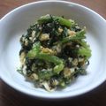 ☆yuzuchan☆'s cooksnap of when they made 春菊の卵味噌和え.