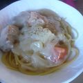 らんぴん's cooksnap of when they made 残りものアレンジ♪　シチューパスタ.
