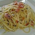 ボンタツ's cooksnap of when they made 梅・しそパスタ.