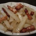 まさまゆ☆'s cooksnap of when they made 大根とベーコンのコンソメ炒め.
