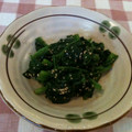 みのりっくす's cooksnap of when they made 砂糖と醤油だけ☆ほうれん草の胡麻和え.