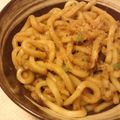 nao_225's cooksnap of when they made 梅でさっぱり♪照り焼き卵うどん♪.