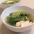 ともみん❤'s cooksnap of when they made 小松菜と豆腐のスープ.