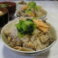 マッハママ's cooksnap of when they made 簡単におこげまで楽しめる鮭と舞茸ご飯♪.