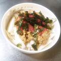 エッグエッグ's cooksnap of when they made 長いも納豆　～めんたいつゆかけ～.