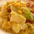ユミころ's cooksnap of when they made 春キャベツのコーンクリームパスタ.