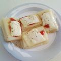 たっくん奥ちゃま's cooksnap of when they made ◇切り餅１個で！簡単ピザ♪◇.