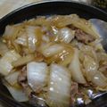 ももんがマミィ☆'s cooksnap of when they made 白菜と豚肉のオイスタポン酢炒め.
