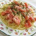 Spain's cooksnap of when they made 夏使用！フレッシュトマトの冷製パスタ.