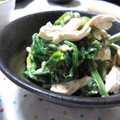 えみんちゅ＊'s cooksnap of when they made ササミとほうれん草のオイマヨ和え♪.
