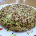 K1TR1's cooksnap of when they made 余ったご飯でお好み焼きもどき!?.