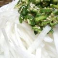 鈴ピヨ's cooksnap of when they made シャキシャキ大根とオクラの夏の小鉢.