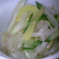 poan70's cooksnap of when they made 簡単◎もやしときゅうりのゴマ油和え.