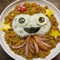 ちべターリー's cooksnap of when they made ワレワレハ宇宙人ダ。デコカレー♪.