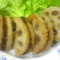 まるミック's cooksnap of when they made 旨ｯ☆蓮根はさみ揚げ①.