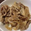 rirakubo's cooksnap of when they made 舞茸牛丼.