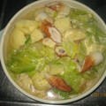 ちかぽん０８０３'s cooksnap of when they made ちくわとじゃがいも・キャベツの洋風煮物.