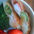 ほくみん's cooksnap of when they made アスパラとカニカマのマヨ春巻き。.