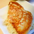 なも子's cooksnap of when they made ☆手づかみ食べに☆お豆腐ホットケーキ☆.