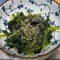 うみ7979's cooksnap of when they made ごま油が美味しい☺ほうれん草ナムル☺.